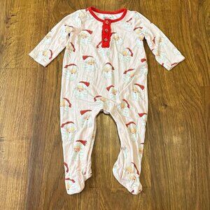 Mud pie Santa Christmas onesie sleeper